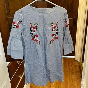Cute blue mini dress